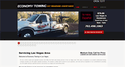 Desktop Screenshot of economytowinglv.com