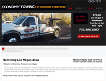 Tablet Screenshot of economytowinglv.com